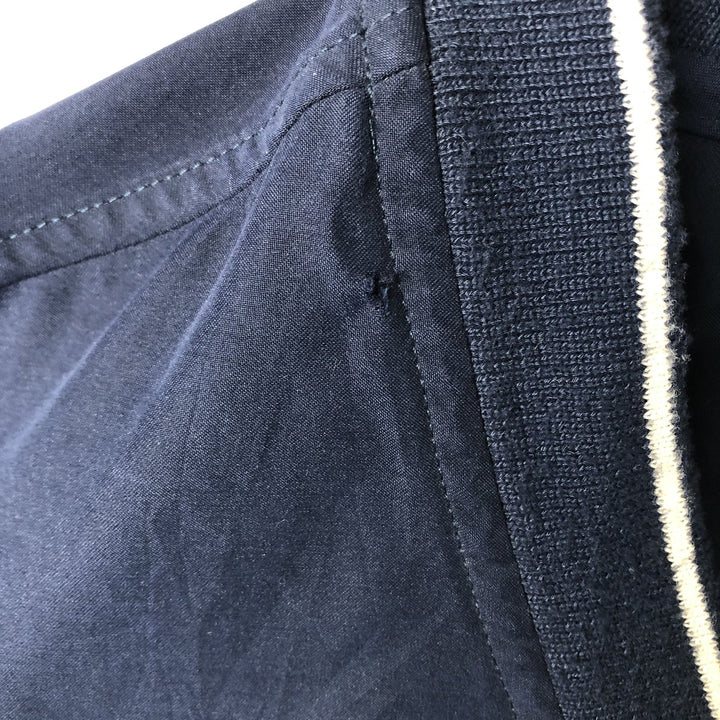 Eddie Bauer GOLF V-neck Warm-up Pullover, Men's XL equivalent. polyester navy blue type Vintage Second Hand