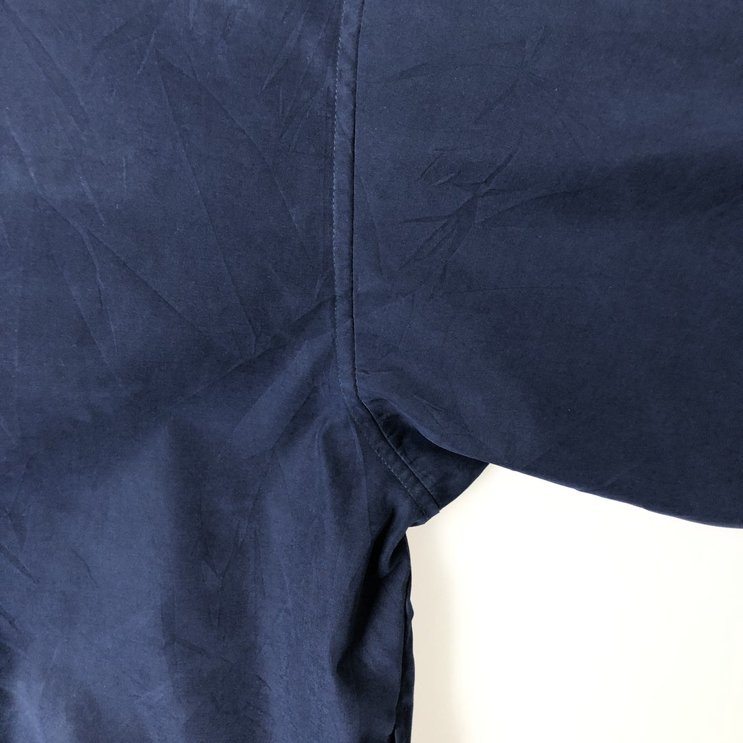 Eddie Bauer GOLF V-neck Warm-up Pullover, Men's XL equivalent. polyester navy blue type Vintage Second Hand
