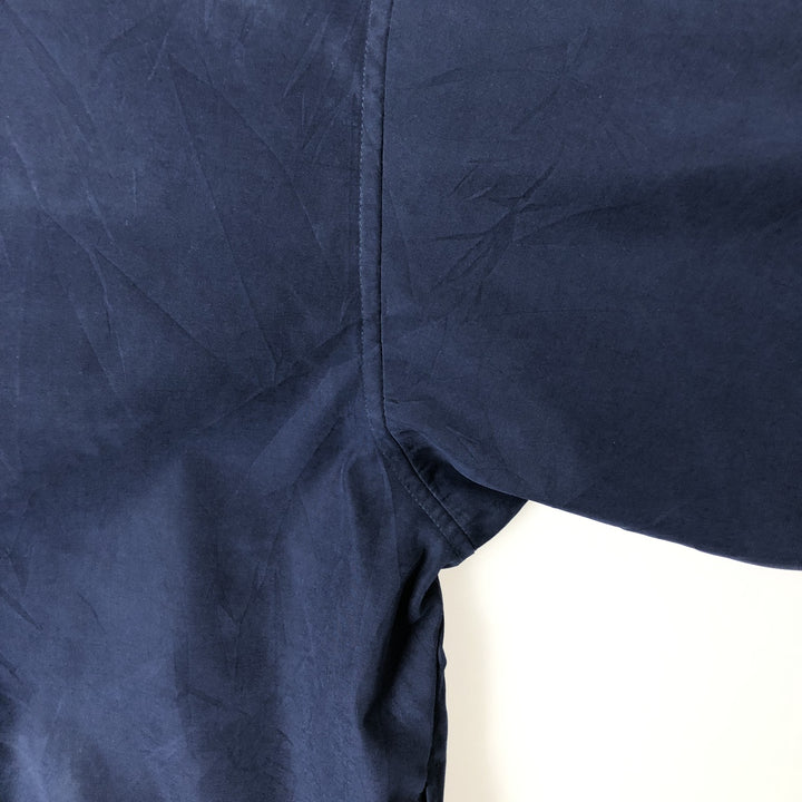 Eddie Bauer GOLF V-neck Warm-up Pullover, Men's XL equivalent. polyester navy blue type Vintage Second Hand
