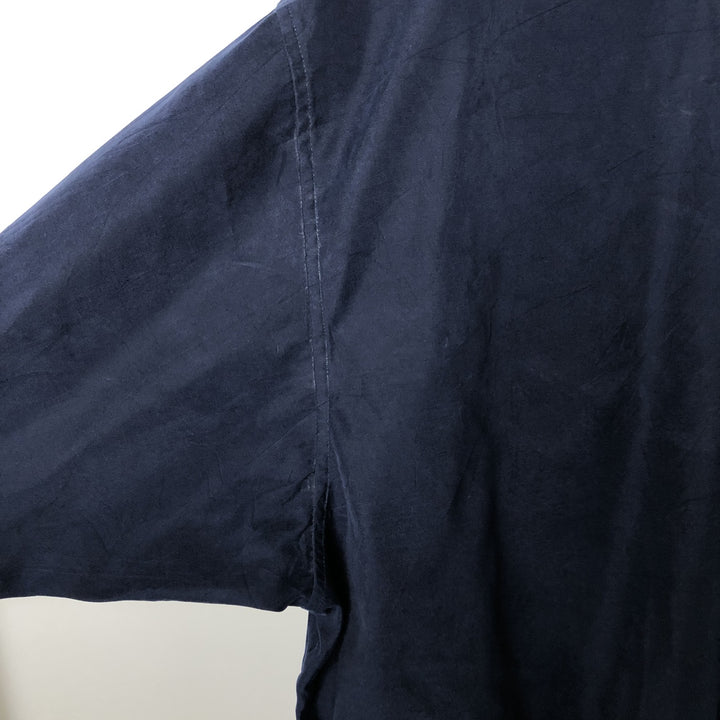 Eddie Bauer GOLF V-neck Warm-up Pullover, Men's XL equivalent. polyester navy blue type Vintage Second Hand