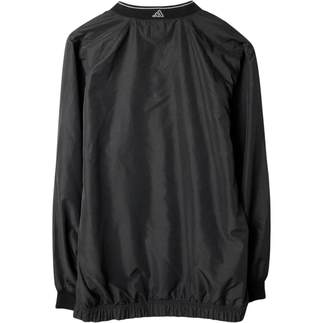 90'S Adidas Golf V-neck Warm-up Pullover, Men's Size M (approx.), Vintage polyester black type Vintage Second Hand
