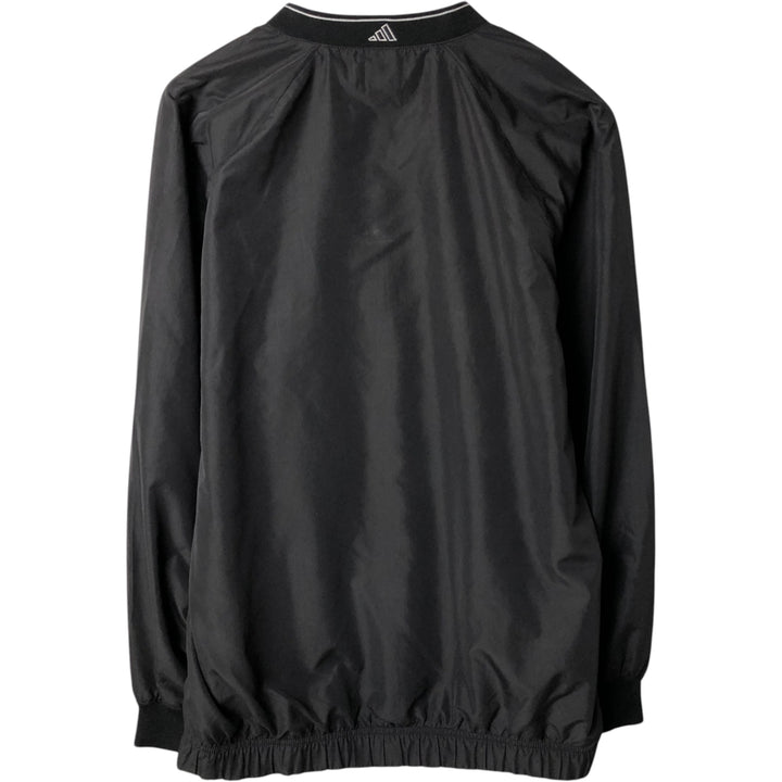 90'S Adidas Golf V-neck Warm-up Pullover, Men's Size M (approx.), Vintage polyester black type Vintage Second Hand