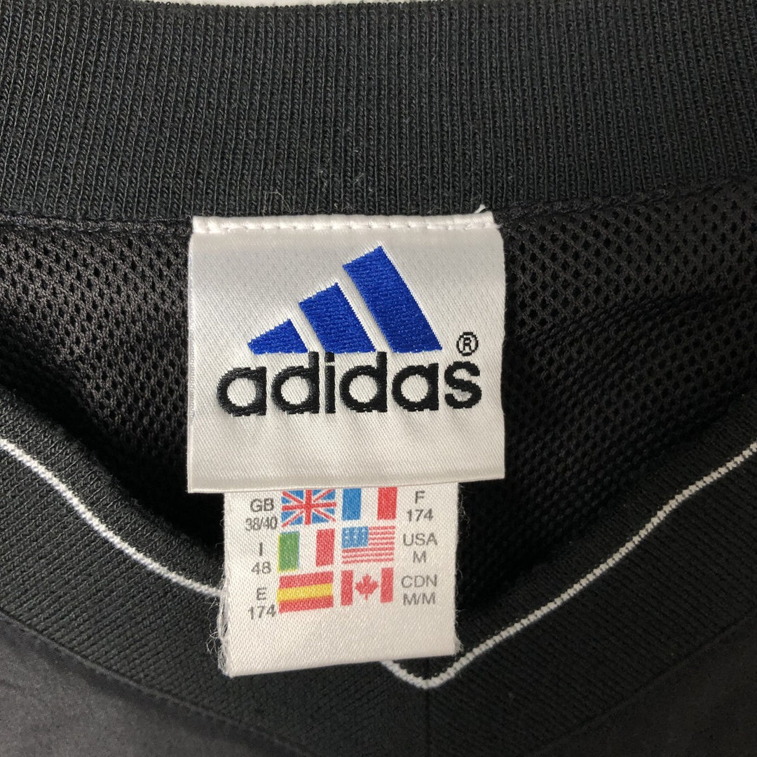 90'S Adidas Golf V-neck Warm-up Pullover, Men's Size M (approx.), Vintage polyester black type Vintage Second Hand