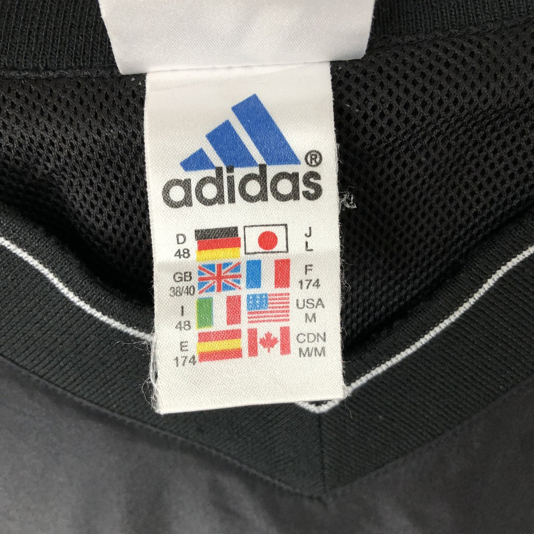 90'S Adidas Golf V-neck Warm-up Pullover, Men's Size M (approx.), Vintage polyester black type Vintage Second Hand