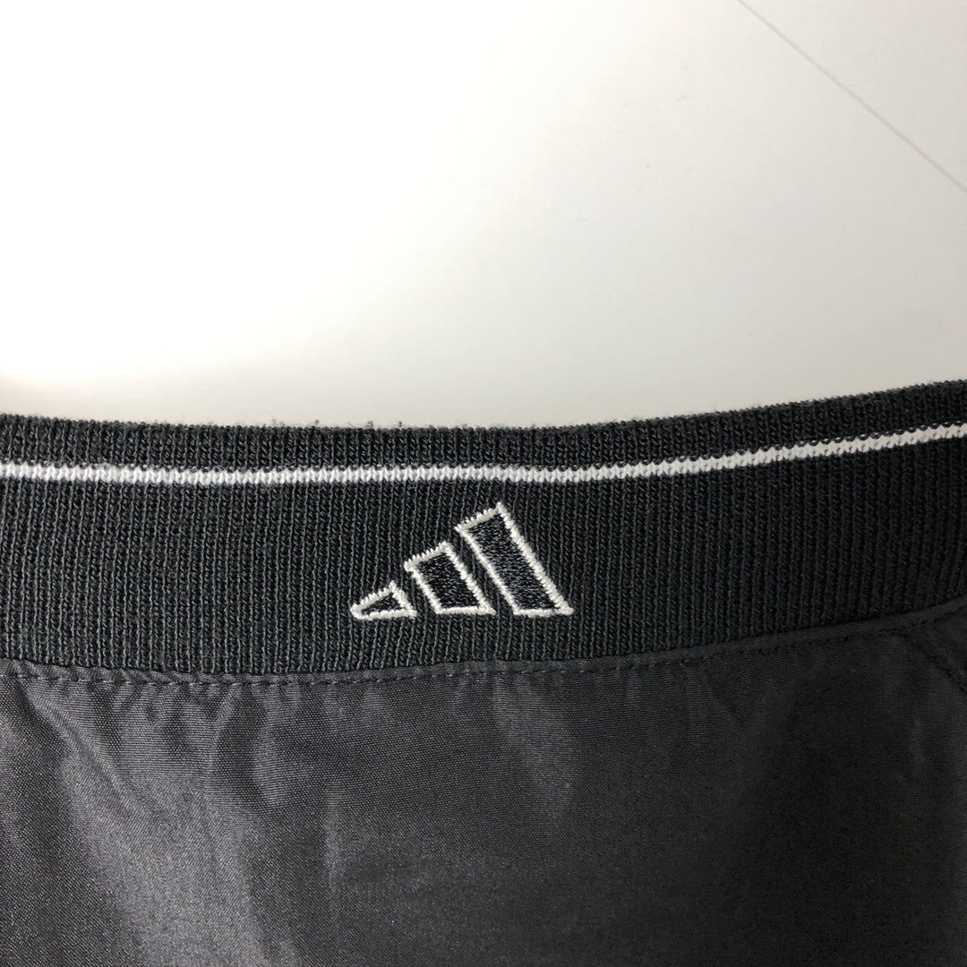 90'S Adidas Golf V-neck Warm-up Pullover, Men's Size M (approx.), Vintage polyester black type Vintage Second Hand