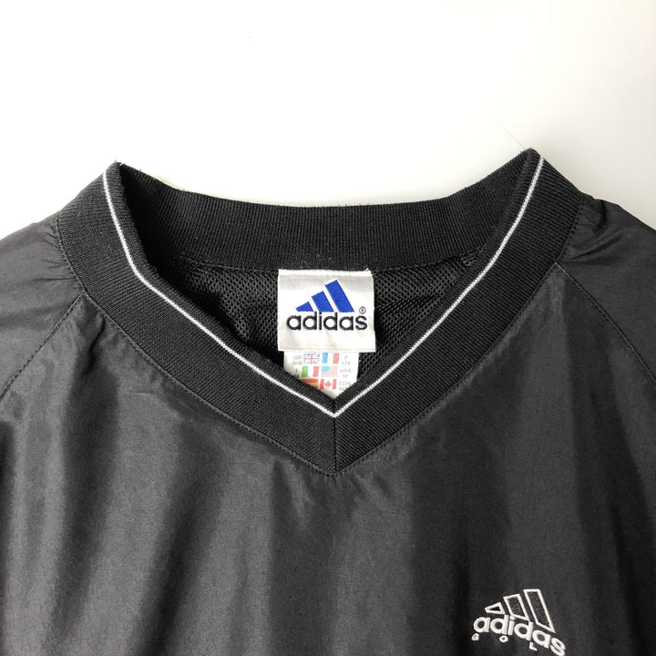90'S Adidas Golf V-neck Warm-up Pullover, Men's Size M (approx.), Vintage polyester black type Vintage Second Hand