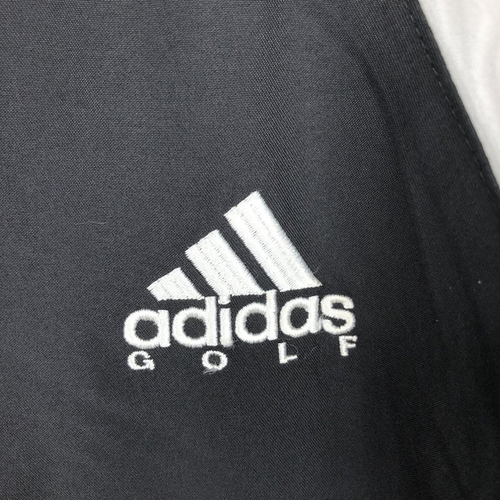 90s-00'S Adidas Golf V-neck Warm-up Pullover, Men's Size L (approx.), Vintage polyester black type Vintage Second Hand