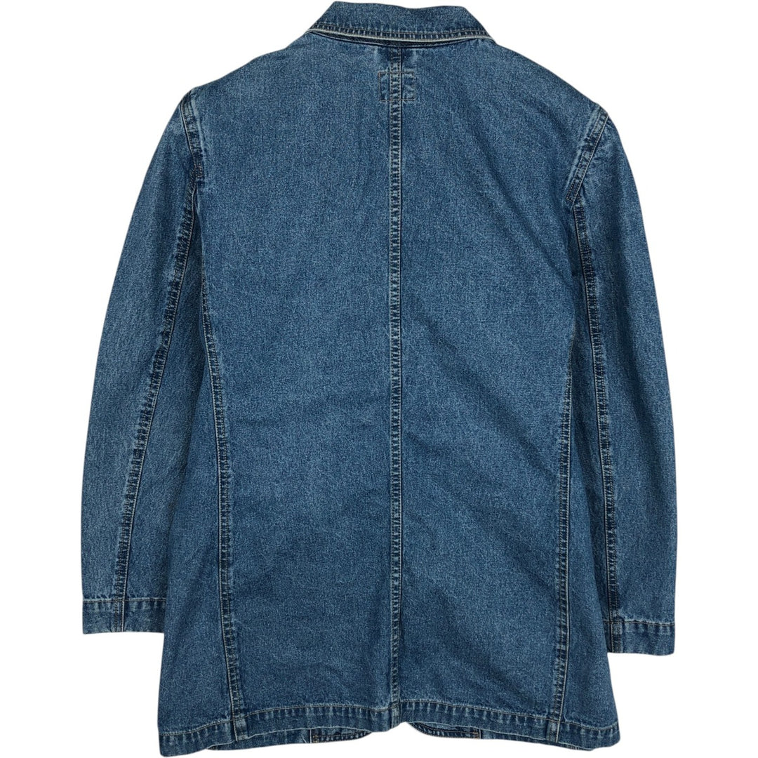 1990'S Liz Claiborne Lizwear denim tailored jacket, men's size M equivalent, vintage. unclear blue type Vintage Second Hand