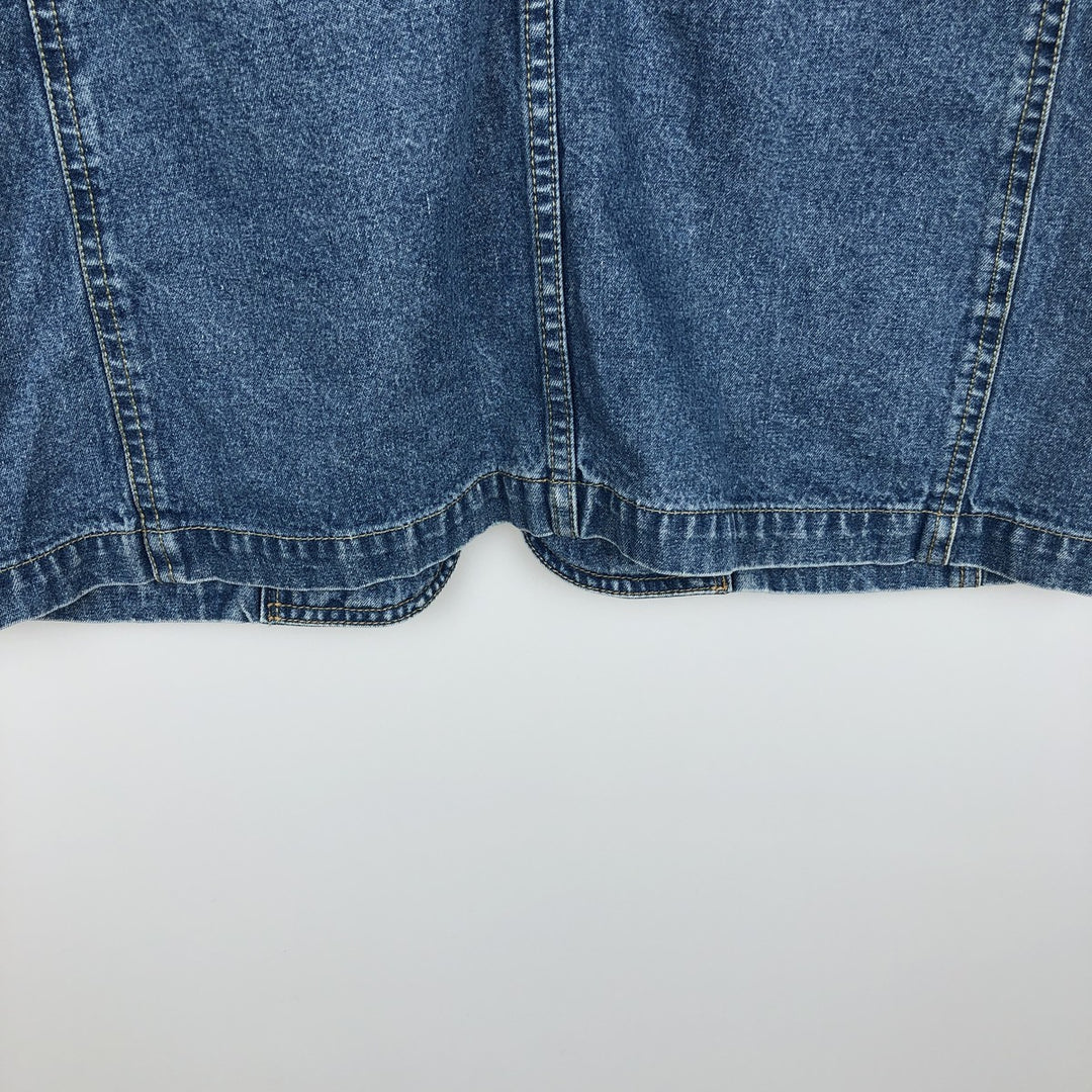 1990'S Liz Claiborne Lizwear denim tailored jacket, men's size M equivalent, vintage. unclear blue type Vintage Second Hand