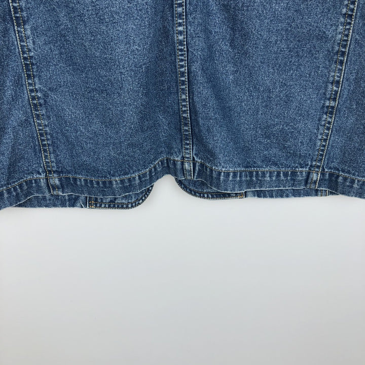 1990'S Liz Claiborne Lizwear denim tailored jacket, men's size M equivalent, vintage. unclear blue type Vintage Second Hand