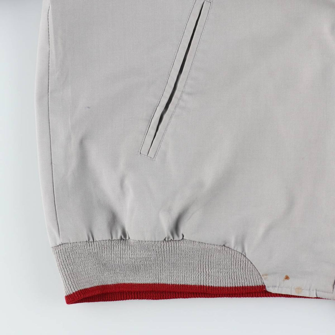 ~1980'S St. Michael zip-up jacket, made in Finland, men's size XL equivalent, vintage. polyester gray type Vintage Second Hand