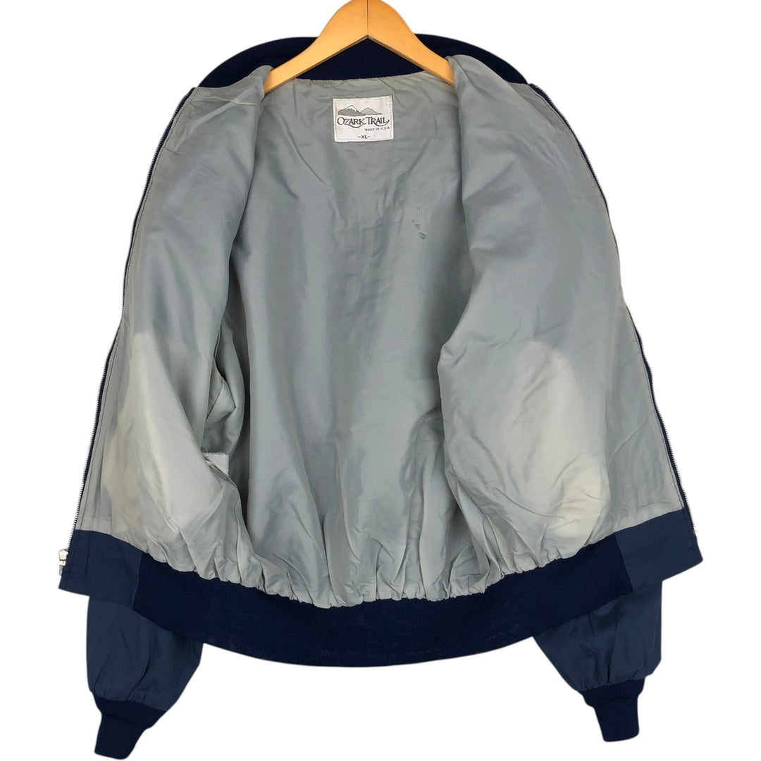 OZARK TRAIL Derby Jacket Cup Shoulder Jacket Made in USA Men's XL equivalent unclear navy blue type Vintage Second Hand