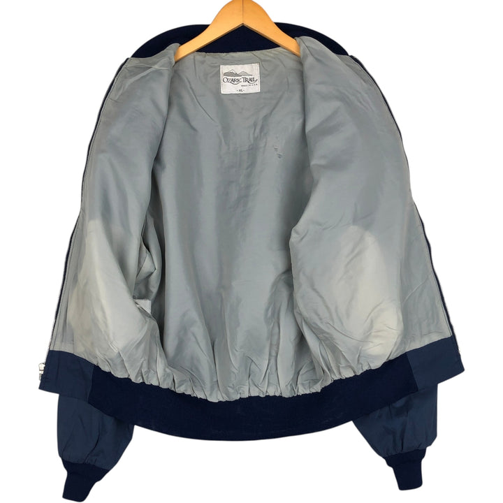 OZARK TRAIL Derby Jacket Cup Shoulder Jacket Made in USA Men's XL equivalent unclear navy blue type Vintage Second Hand