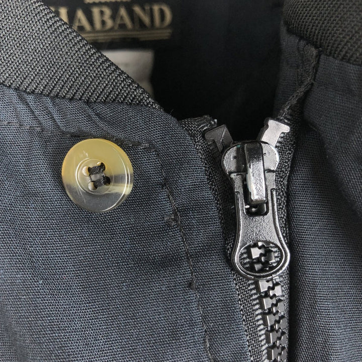 90s~00'S HABAND Derby Jacket Cup Shoulder Jacket Men's XL polyester black type Vintage Second Hand