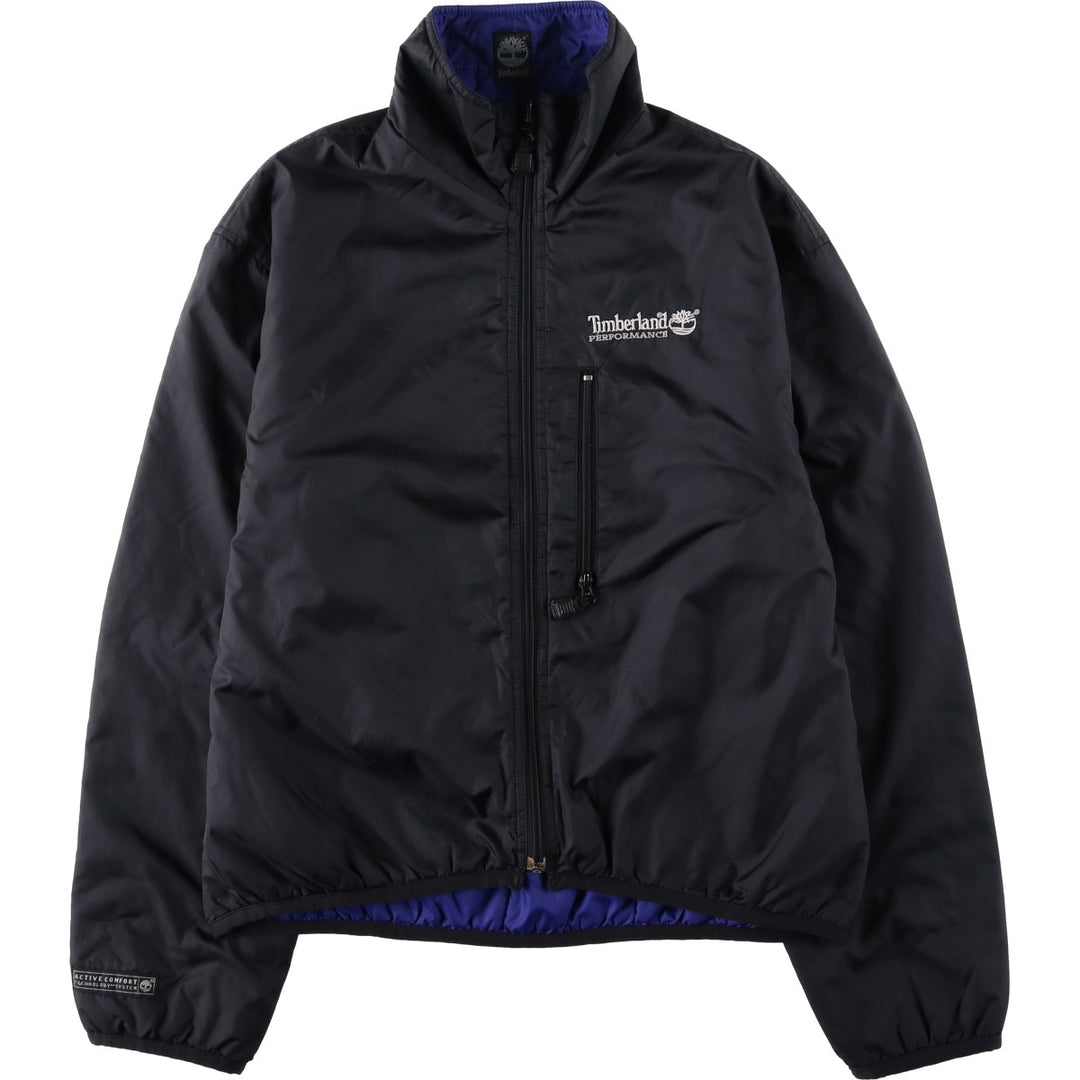 Timberland reversible padded jacket, puffer jacket, men's size XL equivalent, vintage. polyester black type Vintage Second Hand