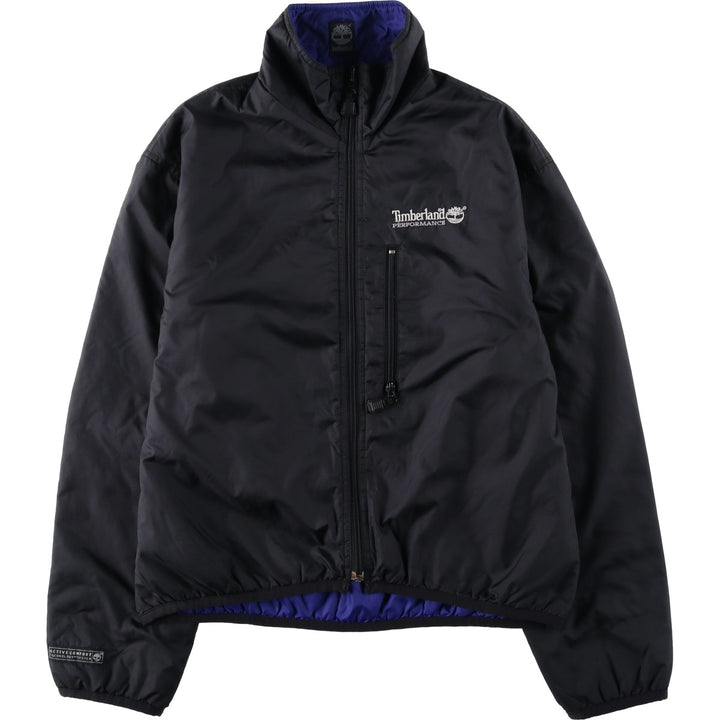 Timberland reversible padded jacket, puffer jacket, men's size XL equivalent, vintage. polyester black type Vintage Second Hand