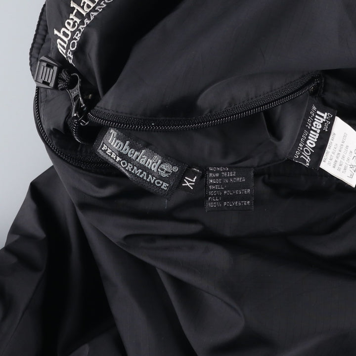 Timberland reversible padded jacket, puffer jacket, men's size XL equivalent, vintage. polyester black type Vintage Second Hand