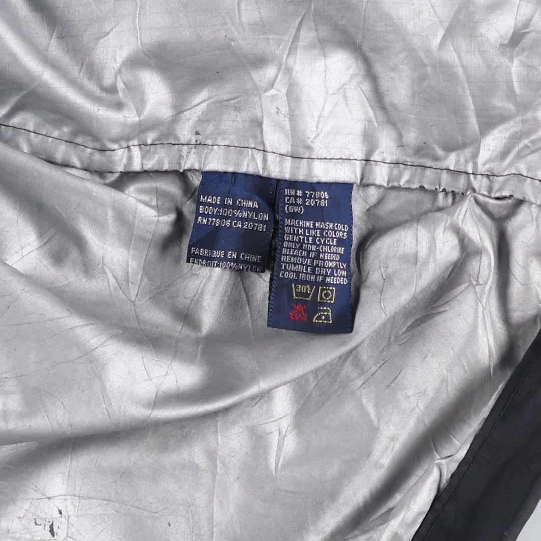 1990'S Tommy Hilfiger Nylon Parka, Men's Size XL (Vintage) Nylon black type Vintage Second Hand