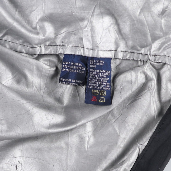 1990'S Tommy Hilfiger Nylon Parka, Men's Size XL (Vintage) Nylon black type Vintage Second Hand