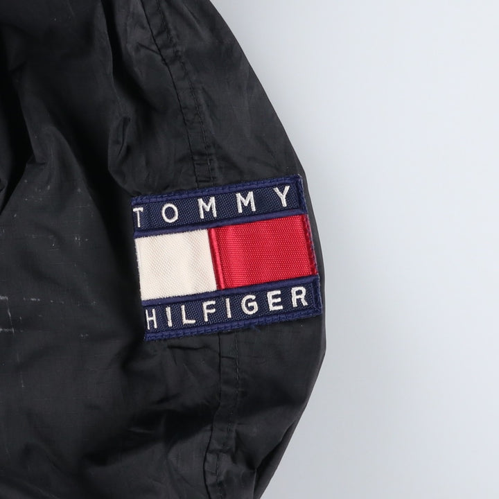 1990'S Tommy Hilfiger Nylon Parka, Men's Size XL (Vintage) Nylon black type Vintage Second Hand