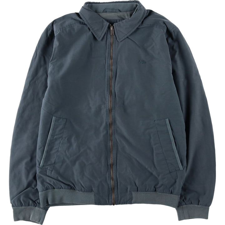 Lacoste collared windbreaker, men's size L (approx.) unclear gray type Vintage Second Hand