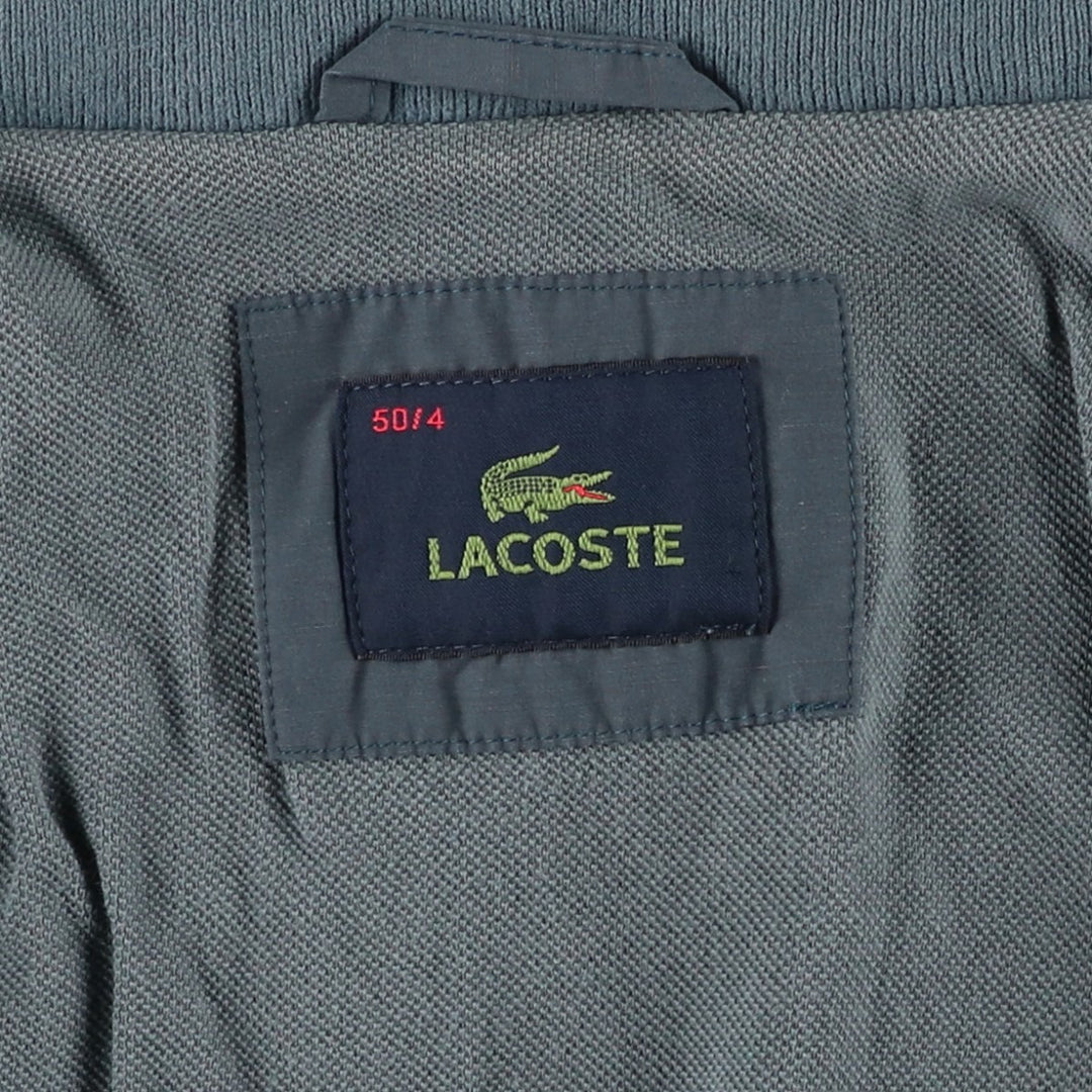 Lacoste collared windbreaker, men's size L (approx.) unclear gray type Vintage Second Hand