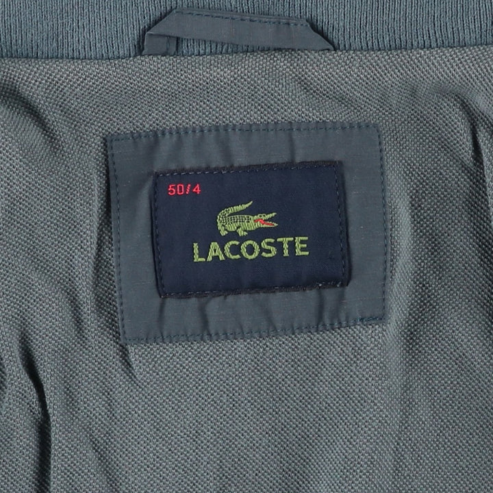 Lacoste collared windbreaker, men's size L (approx.) unclear gray type Vintage Second Hand