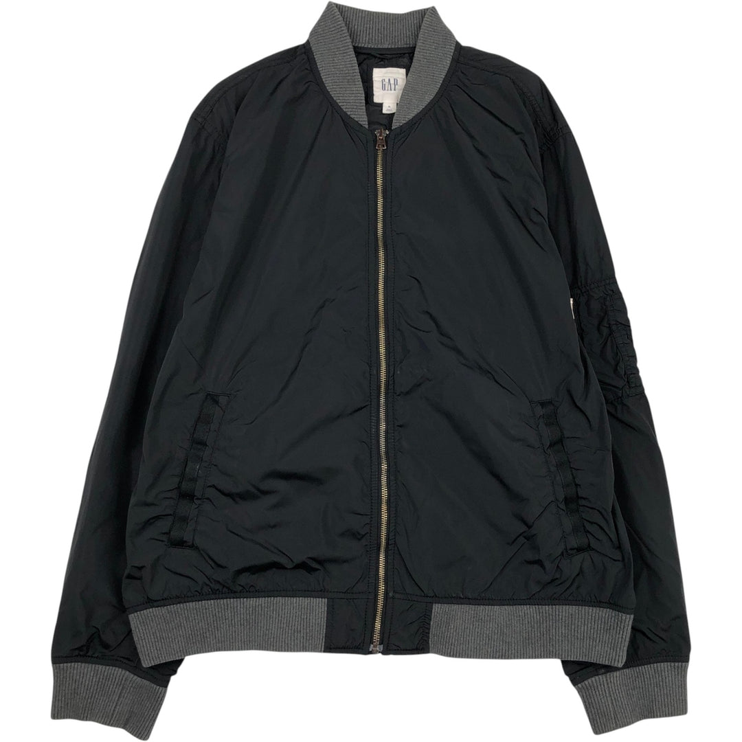 GAP Nylon Blouson, Men's Size XL Nylon black type Vintage Second Hand