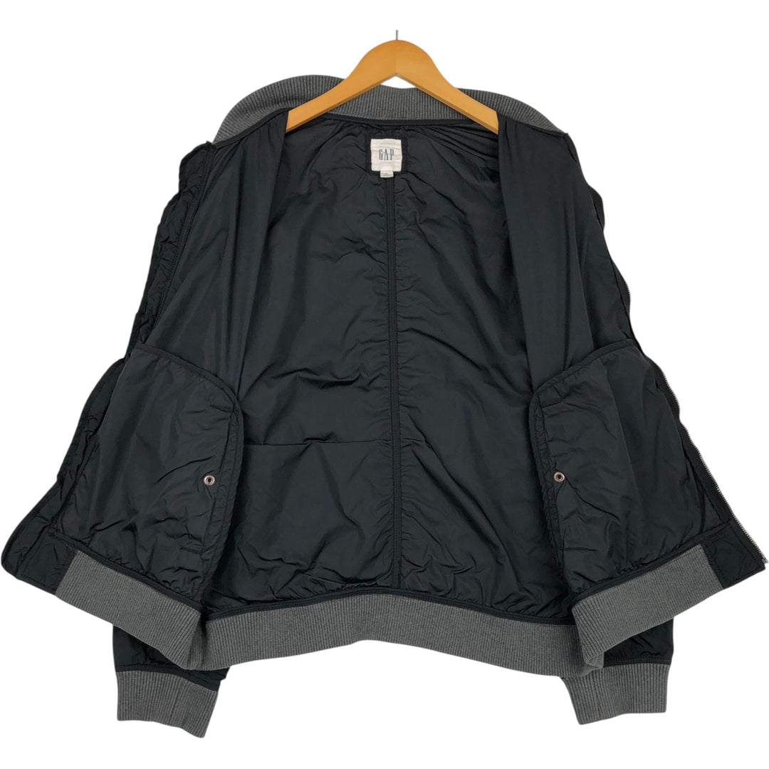 GAP Nylon Blouson, Men's Size XL Nylon black type Vintage Second Hand