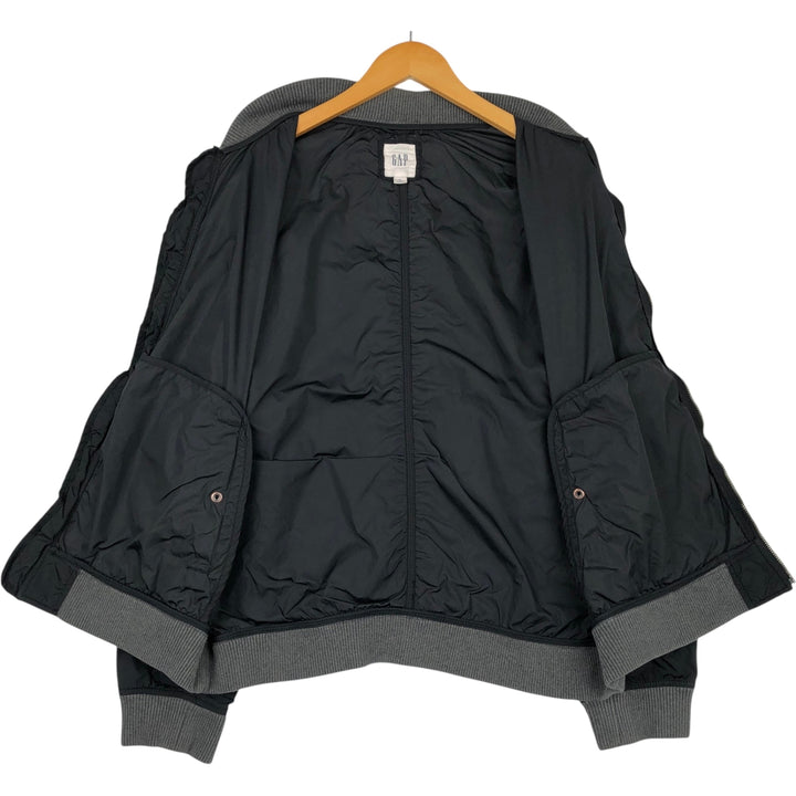 GAP Nylon Blouson, Men's Size XL Nylon black type Vintage Second Hand
