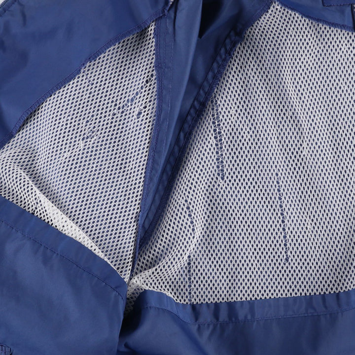 80s-90'S Lands' End Nylon Jacket, Men's Size L (approx.), Vintage Nylon blue type Vintage Second Hand