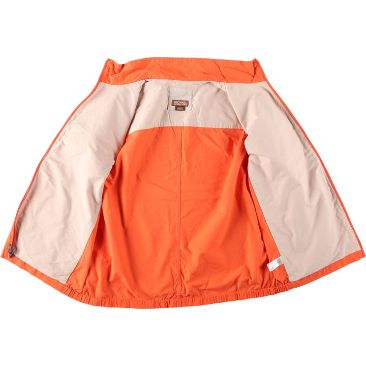 Michael Kors windbreaker, men's size L (approx.) cotton orange type Vintage Second Hand