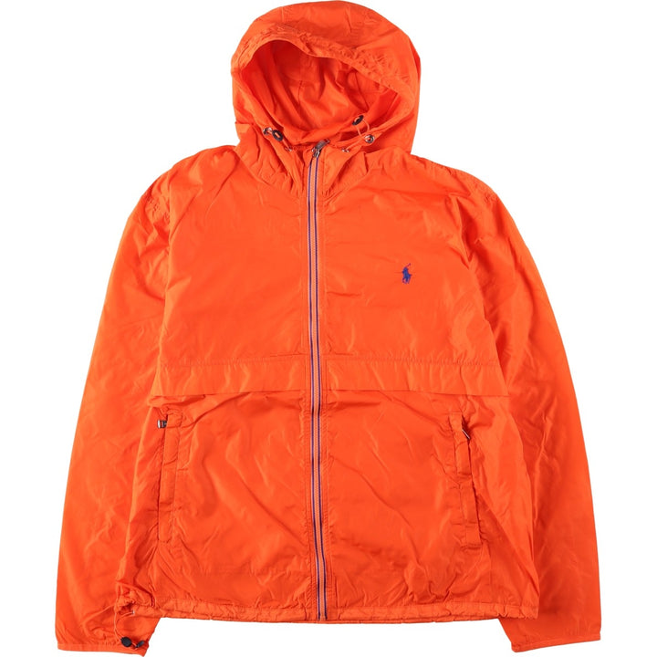 Ralph Lauren POLO RALPH LAUREN nylon parka, men's size XL Nylon orange type Vintage Second Hand