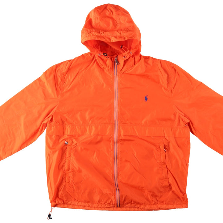 Ralph Lauren POLO RALPH LAUREN nylon parka, men's size XL Nylon orange type Vintage Second Hand