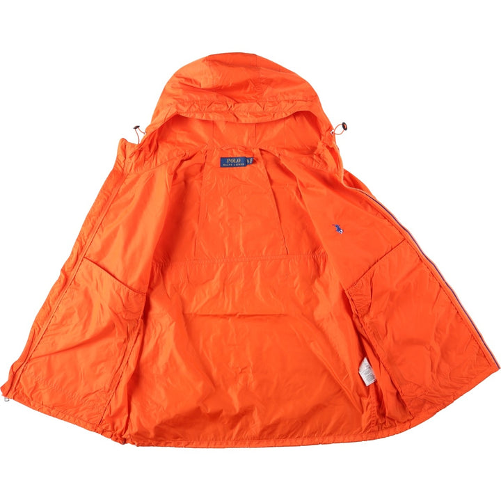 Ralph Lauren POLO RALPH LAUREN nylon parka, men's size XL Nylon orange type Vintage Second Hand