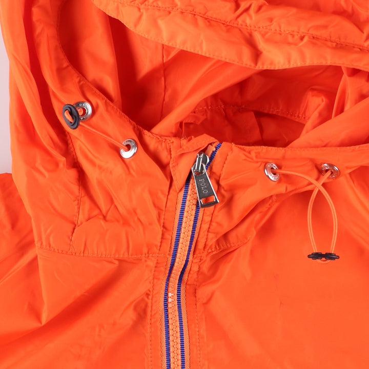 Ralph Lauren POLO RALPH LAUREN nylon parka, men's size XL Nylon orange type Vintage Second Hand
