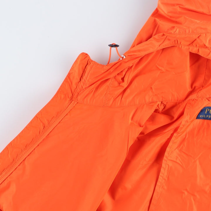 Ralph Lauren POLO RALPH LAUREN nylon parka, men's size XL Nylon orange type Vintage Second Hand