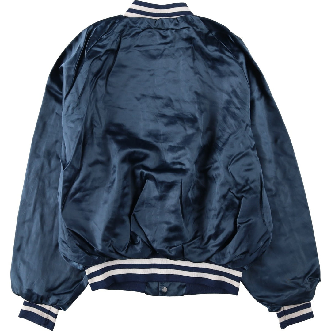 1980'S King Louie PROFIT Nylon Jacket, Made in USA, Men's Size L (approx.) Nylon navy blue type Vintage Second Hand