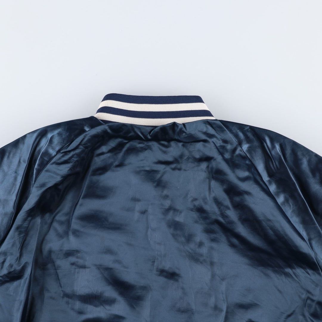 1980'S King Louie PROFIT Nylon Jacket, Made in USA, Men's Size L (approx.) Nylon navy blue type Vintage Second Hand
