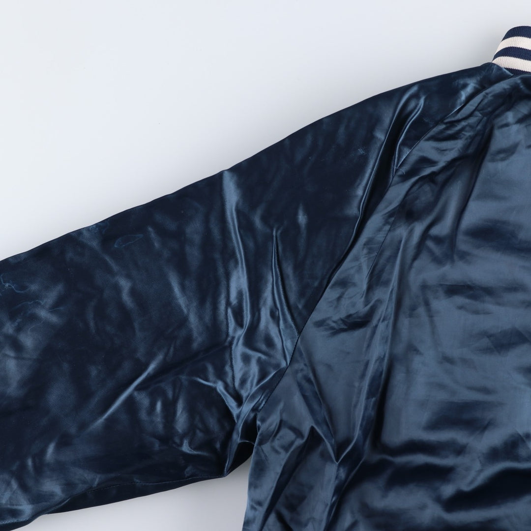 1980'S King Louie PROFIT Nylon Jacket, Made in USA, Men's Size L (approx.) Nylon navy blue type Vintage Second Hand