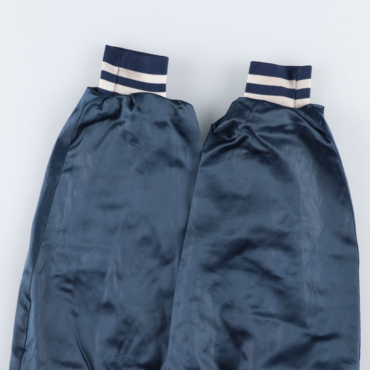 1980'S King Louie PROFIT Nylon Jacket, Made in USA, Men's Size L (approx.) Nylon navy blue type Vintage Second Hand