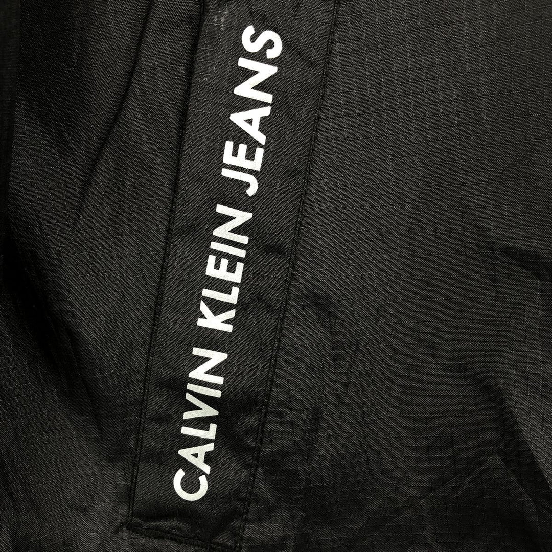 90s-00'S Calvin Klein JEANS Nylon Jacket, Men's Size M (approx.), Vintage Nylon black type Vintage Second Hand