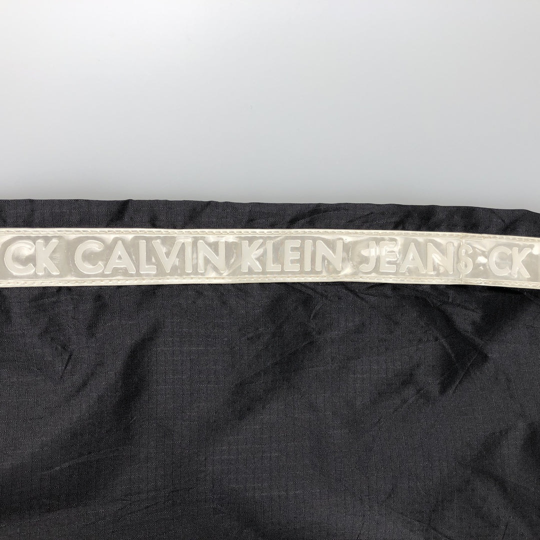 90s-00'S Calvin Klein JEANS Nylon Jacket, Men's Size M (approx.), Vintage Nylon black type Vintage Second Hand
