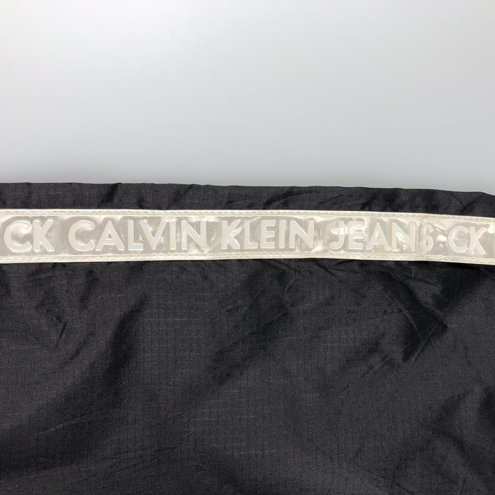 90s-00'S Calvin Klein JEANS Nylon Jacket, Men's Size M (approx.), Vintage Nylon black type Vintage Second Hand