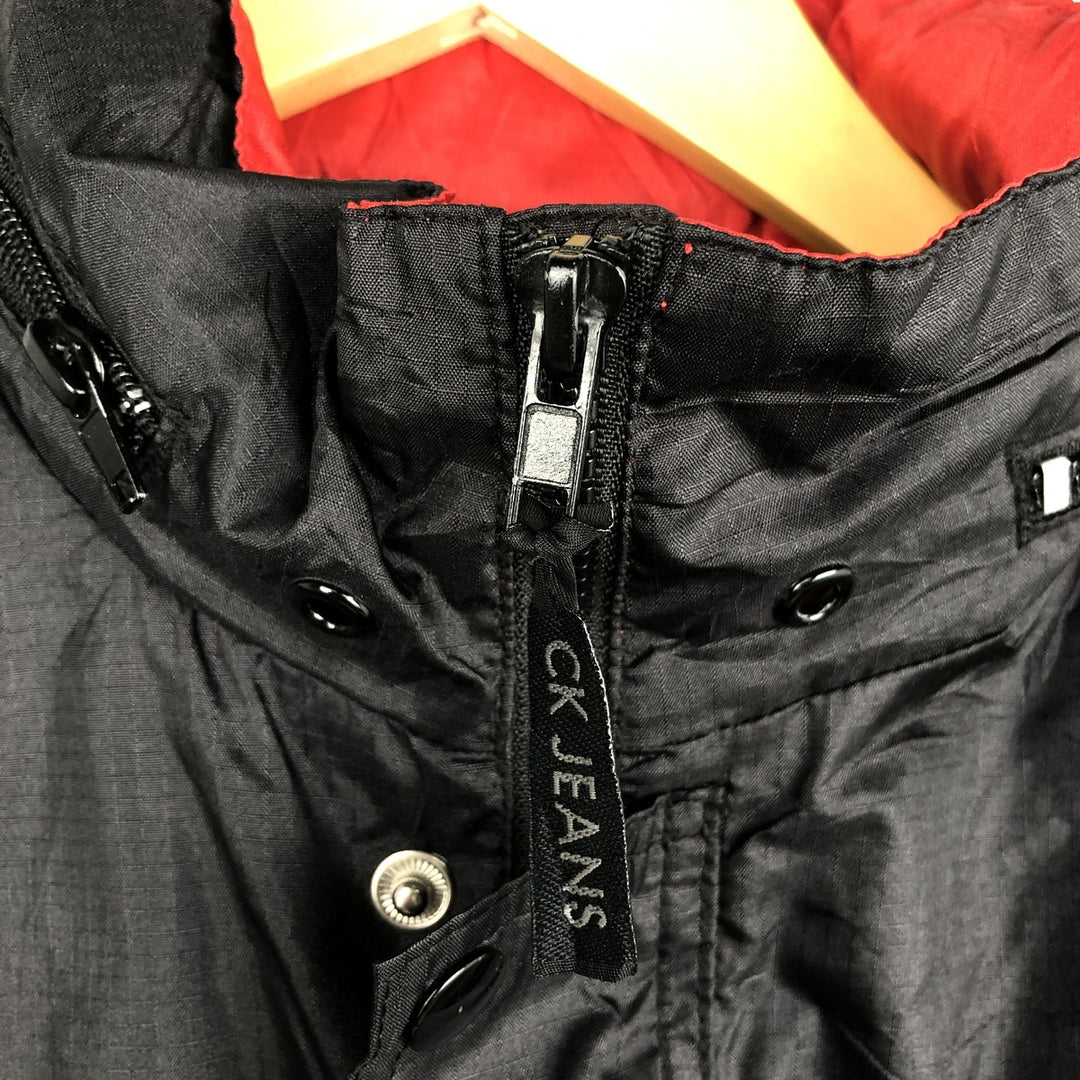 90s-00'S Calvin Klein JEANS Nylon Jacket, Men's Size M (approx.), Vintage Nylon black type Vintage Second Hand