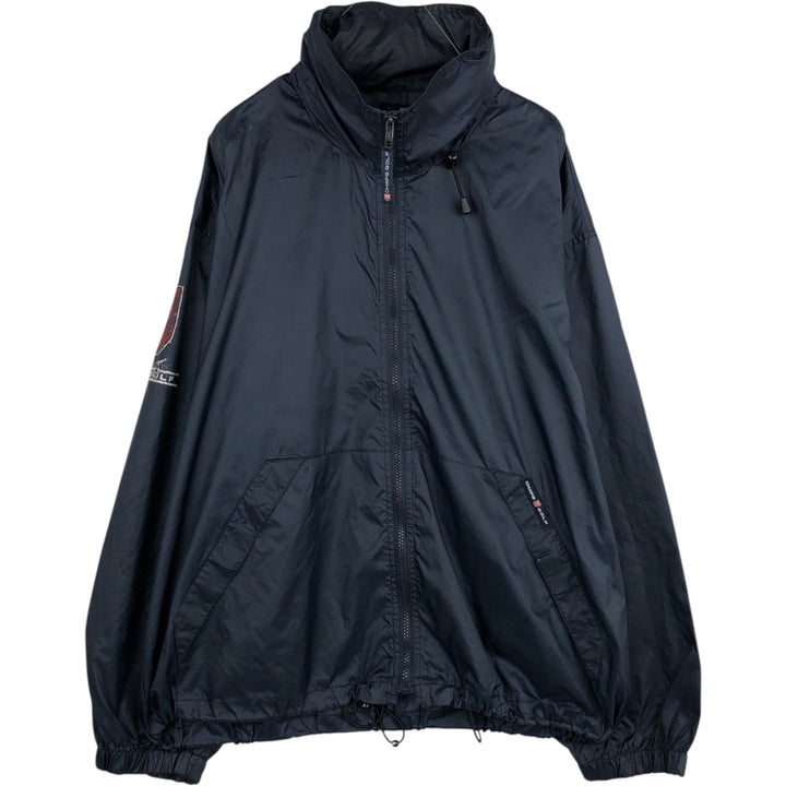 Ralph Lauren CHAPS GOLF nylon jacket, made in Russia, men's size L equivalent. Nylon navy blue type Vintage Second Hand