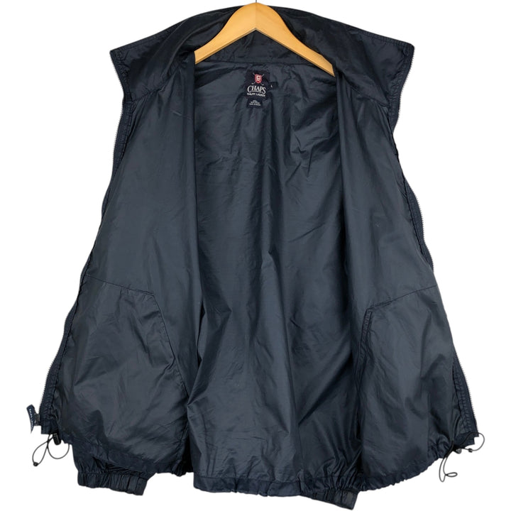 Ralph Lauren CHAPS GOLF nylon jacket, made in Russia, men's size L equivalent. Nylon navy blue type Vintage Second Hand