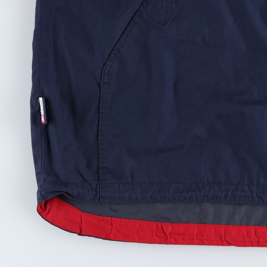 Ralph Lauren Chaps Anorak Jacket, Made in Russia, Men's Size L polyester navy blue type Vintage Second Hand