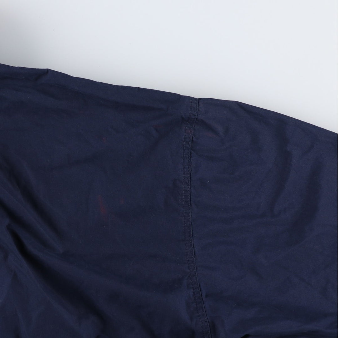 Ralph Lauren Chaps Anorak Jacket, Made in Russia, Men's Size L polyester navy blue type Vintage Second Hand