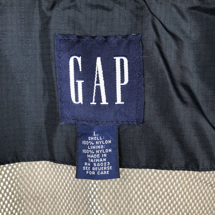 90'S GAP Vintage Ripstop Nylon Jacket, Men's Size L Nylon yellow type Vintage Second Hand